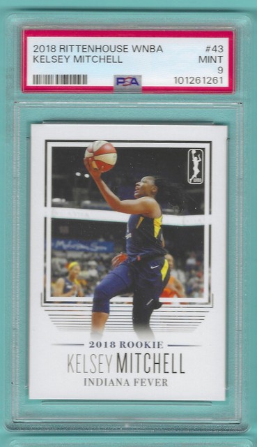 2018 WNBA Kelsey Mitchell Rookie PSA 9 Indianan Fever 1/500