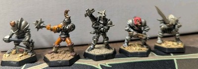 Vintage Metal Citadel Warhammer Warrior Figure Lot Impeccably Painted