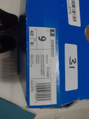 Size 9 - Adidas Ozweego Grey Silver Metallic