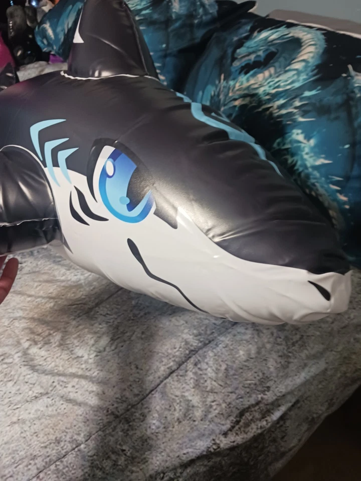 Imaginary Creature Factory (ICF) Shark Bonus Toy Inflatable NIB - Image 4 of 4