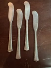 Lot Of 4, Vintage Gorham Sterling Silver Butter Spreader 1938 Greenbrier @ 112g