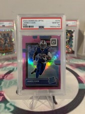 2022 Donruss Optic James Cook Pink #215 PSA 10
