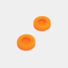 Replacement Foam Pad Cushions Headphones 1.5 Inch Diameter Orange Accessory