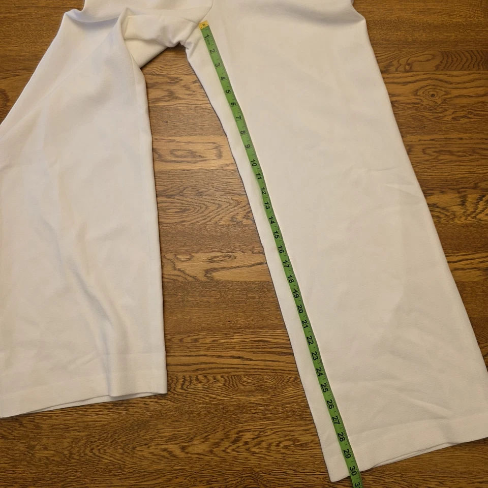 Mono Vince Camuto Talla 6 Blanco Con Borde Negro Noche Formal Adelgazante Nuevo con Etiquetas Foto 3 de 4