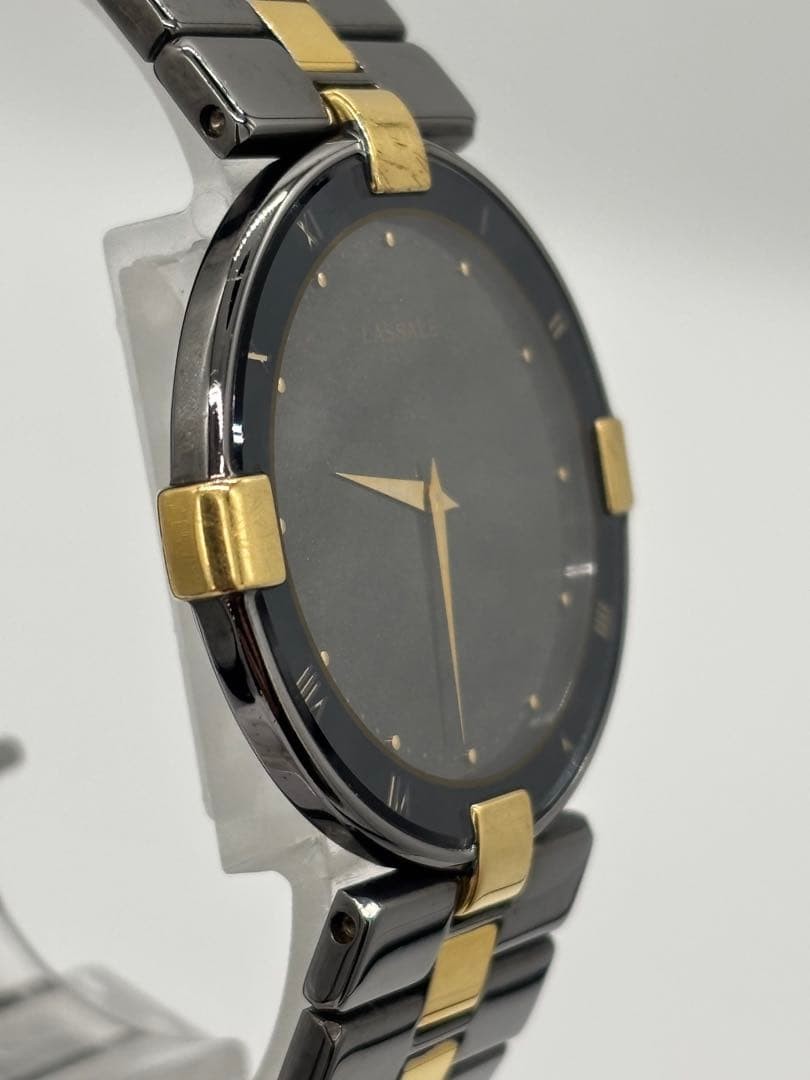 SEIKO Lasalle Quartz Watch 2F50-0170 Men's Black Dial | eBay