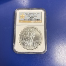 2013 Eagle $1 First Releases (W) MS69 NGC West Point