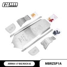 Steel Chassis Armor Anti Collision Protection for ARRMA 1/7 Big Rock 6S