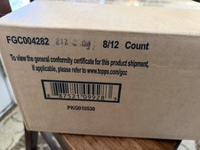 2021 Topps Chrome 8 Box Hobby Jumbo Baseball Case - Factory Sealed, 5 Autos/box