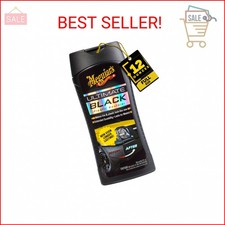 Meguiar's Ultimate Black Plastic Restorer, Durable Car Restorer That Gives New L