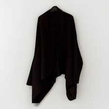 ISCHIKO by OSKA Strick- Cape Cardigan dunkelbraun Gr. 40 ART to Wear Top