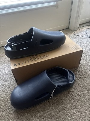Nike Calm Mules Men's Size 11 Slides Sandals Obsidian FD5130-401
