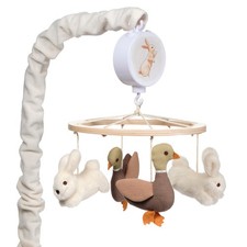 Lambs  Ivy Signature Bunny Hop Musical Baby Crib Mobile Soother Toy
