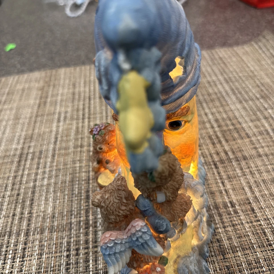 Lámpara infantil Bears Moon azul decoración del hogar Foto 3 de 4