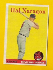 74488 1958 Topps #22 Hal Naragon INDIANS EX/MT+