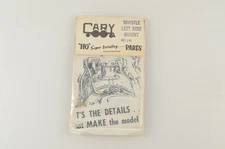 Cary Locomotive Works HO Cast Brass Whistle Left Side Mount - WH-146