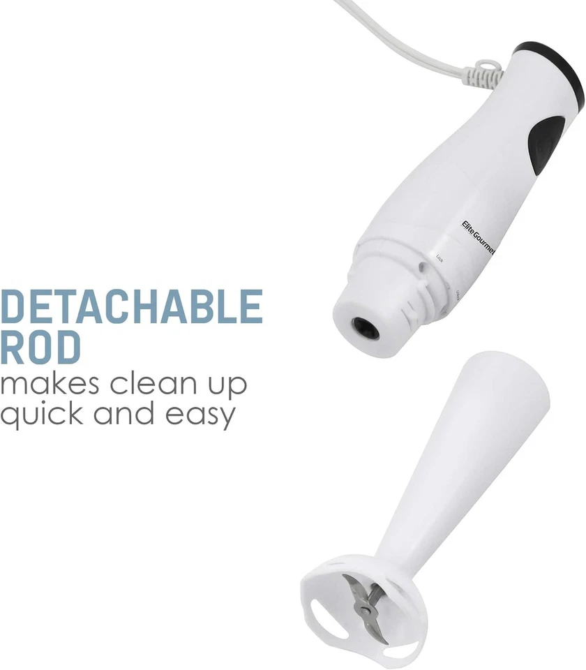 Elektrischer Stabmixer, Mehrzweck Stabmixer & Zerkleinerer für Suppen - Bild 4 von 4