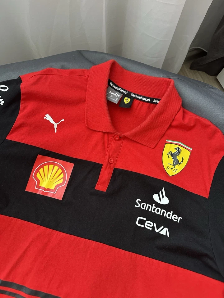FERRARI FORMULA ONE JERSEY POLO ORIGINAL PIRELLI PUMA SIZE XXL - Image 2 of 4