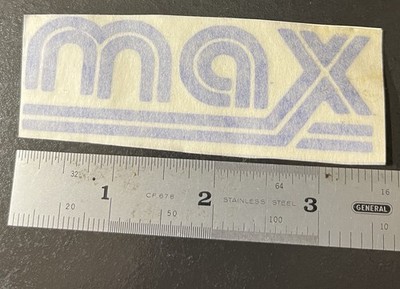 MAX bmx decals bicycle freestyle bike stickers old school bmx Gt Se JMC FA #1