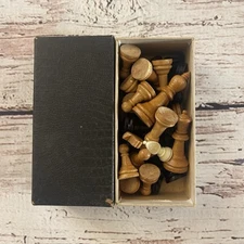 Vintage W.M.F. Drueke Chess Set-Very Old Analysis Small & Mighty 1920s