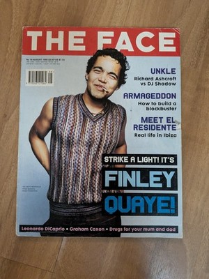 The Face Magazine | Aug 1998 | Finley Quaye | Leonardo Di Caprio, Unkle