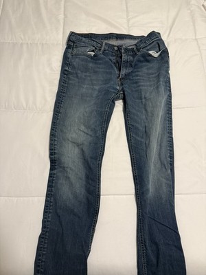 Levi s 541 Jeans Mens 34x36 Blue Athletic Tapered Fit Dark Wash Stretch Denim