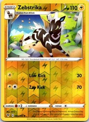 Zebstrika 054/185 Vivid Voltage Reverse Holo Uncommon
