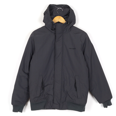 CARHARTT KODIAK BLOUSON Men's Jacket Size S Grey Hooded Insulated