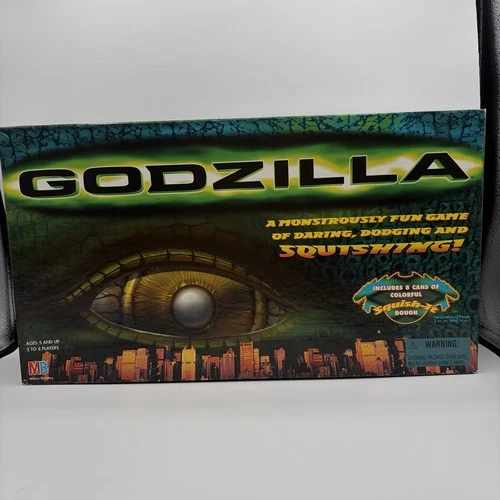 Vintage 1998 Godzilla game from Milton Bradley COMPLETE