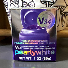 Pearlywhite V34 Teeth Whitening Powder Color-Correcting, 1 oz 30g 