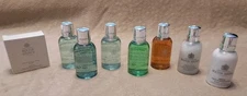 Mixed Lot ~ 8 Molton Brown London Coastal Soap Gel Shampoo Conditioner Travel