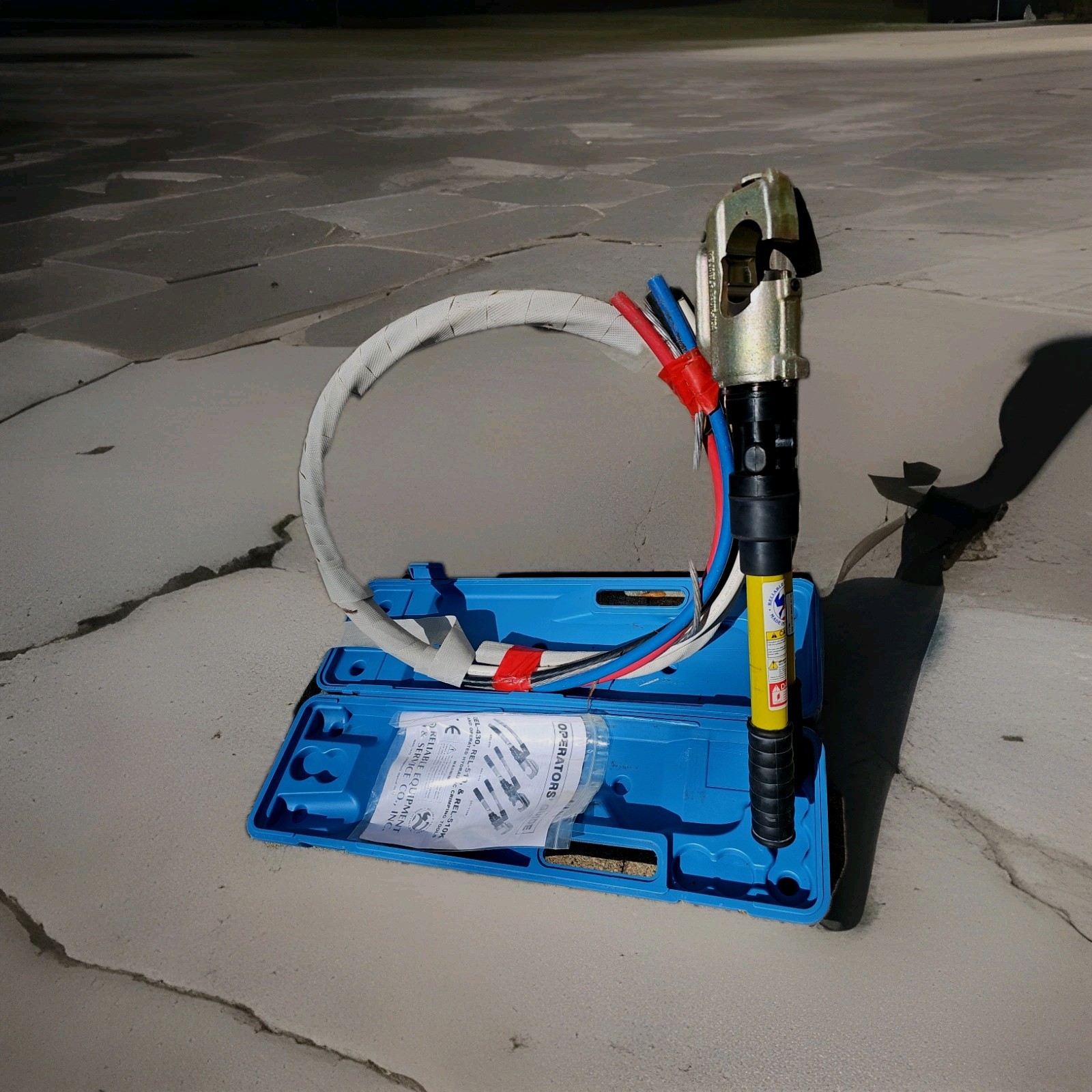 NEW Reliable REL-430 MANUAL HYDRAULIC 12 TON Y35, CRIMPING TOOL