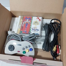 Sega Saturn HST-0017 Christmas Nights Japanese console with box Tested Japan