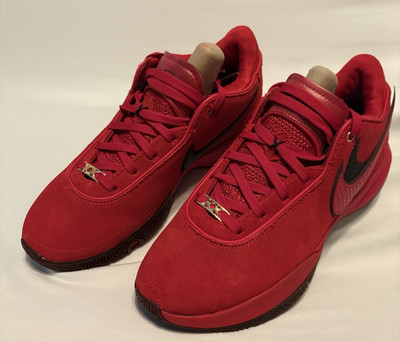 Nike LeBron XX 20 Liverpool Red Black DV1193-600 Men's Size 10 Women's 11.5