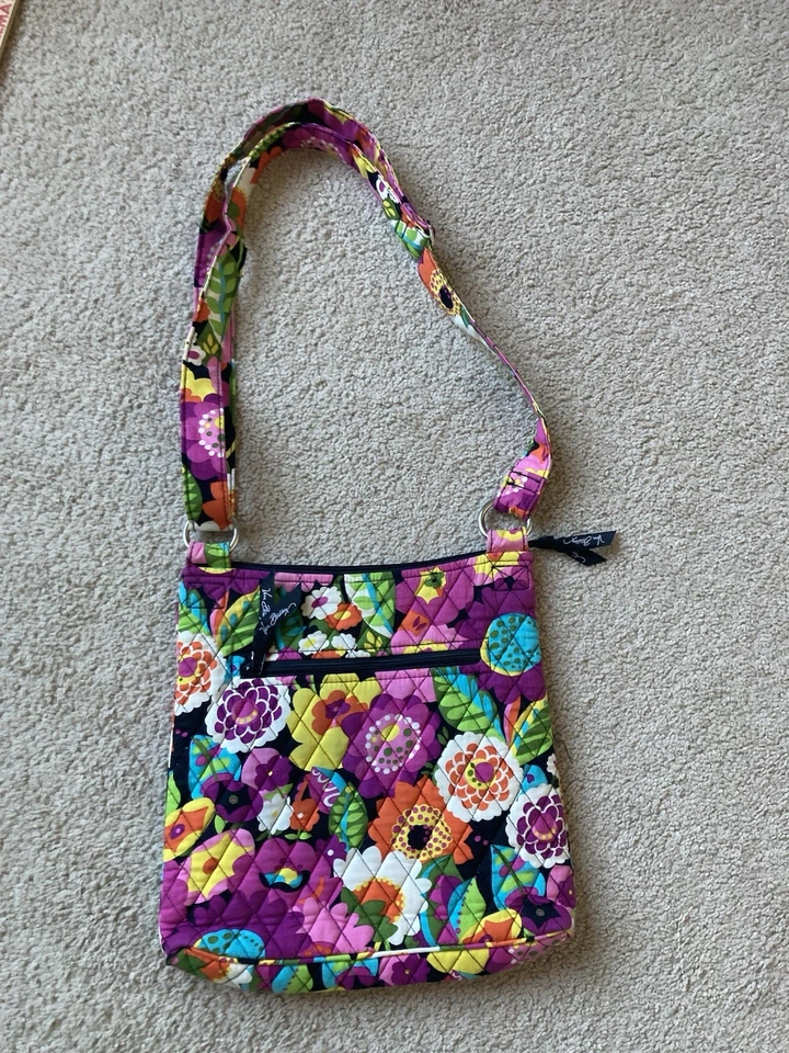 Vera Bradley Va Va Bloom Large Hipster Shoulder Bag New - Image 2 of 4