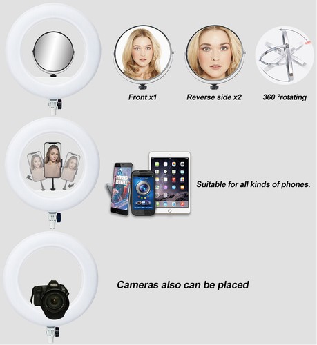 Yidoblo LX480EII 48W Dimmable LED Ring Light With Remote Control For Photography - Picture 7 of 12