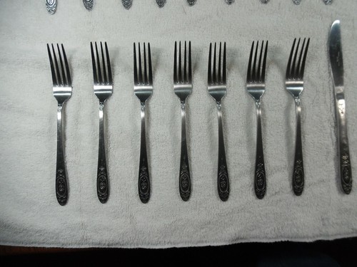 42 pz posate in acciaio inox Giappone 116B - Foto 5 di 12
