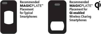 NEW Scosche MagicMount Universal Magnetic Phone Holder for Mobile Devices -Black
