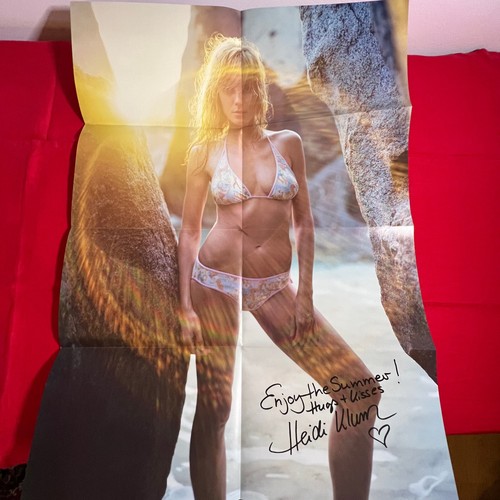 HEIDI KLUM, Bikini Swimwear Poster, 66x49cm, NEU, sexy Pin-up