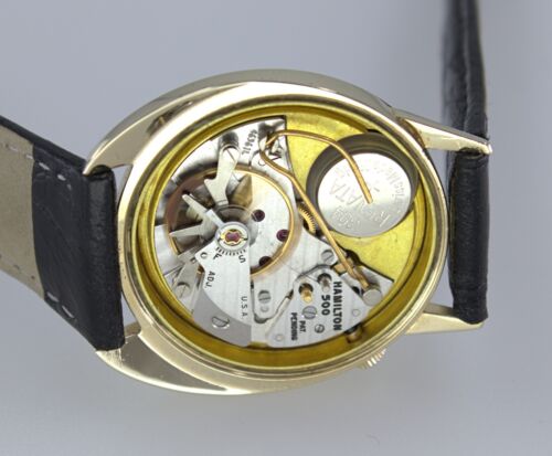 Reloj Hombre Hamilton Spectra Eléctrico Oro 14k Calibre 500 - Imagen 2 de 15