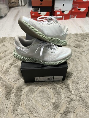 adidas gazelle silver green womens Adidas Men's 4d Parley Cream White Running Shoes