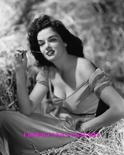 JANE RUSSELL 8X10 Lab Photo '40 "THE OUTLAW" SEXY Busty Actress STILL Film Debut