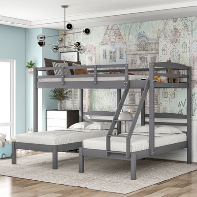 twin double bunk bed