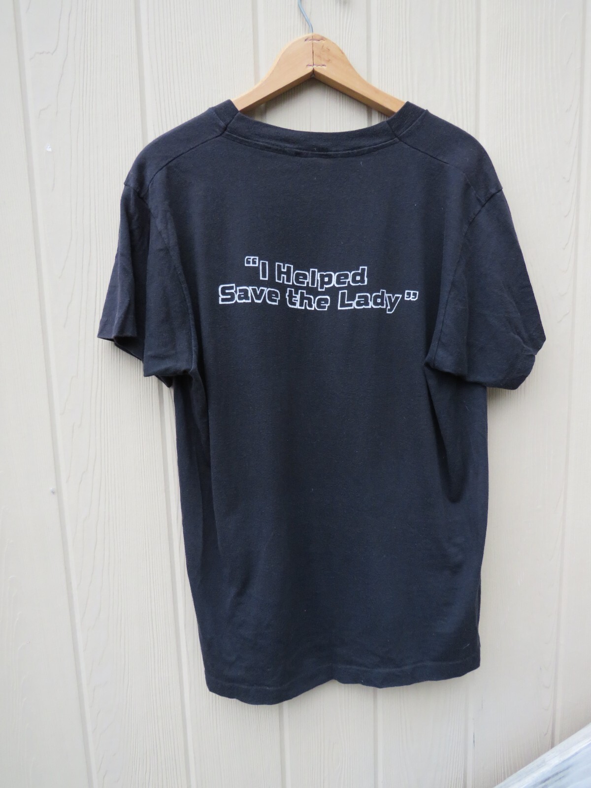 T shirt moto d'epoca Ride For Liberty Pony Express 1986 maglietta XL singola