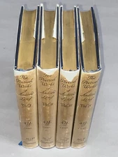 POETICAL WORKS of ANDREW LANG [1st Ed 1923] 4 Vols Complete with d/js Ex-Library