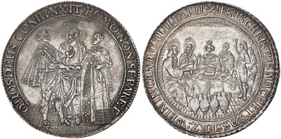 Hamburg-City 1 1/2 Fold Show Coin o.J. (1635-1668) SS+ 123368