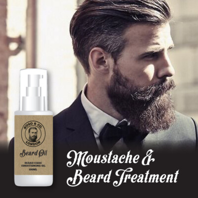 HUGO & CO LONDON BEARD CONDITIONING OIL - GESICHTSHAARE STOPPT JUCKENDE TROCKENE SCHUPPIGE