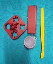 Tupperware WONDERLIER BOWL KEYCHAIN Red, Cookie Cutter, Pill Bottle,  Grapefruit