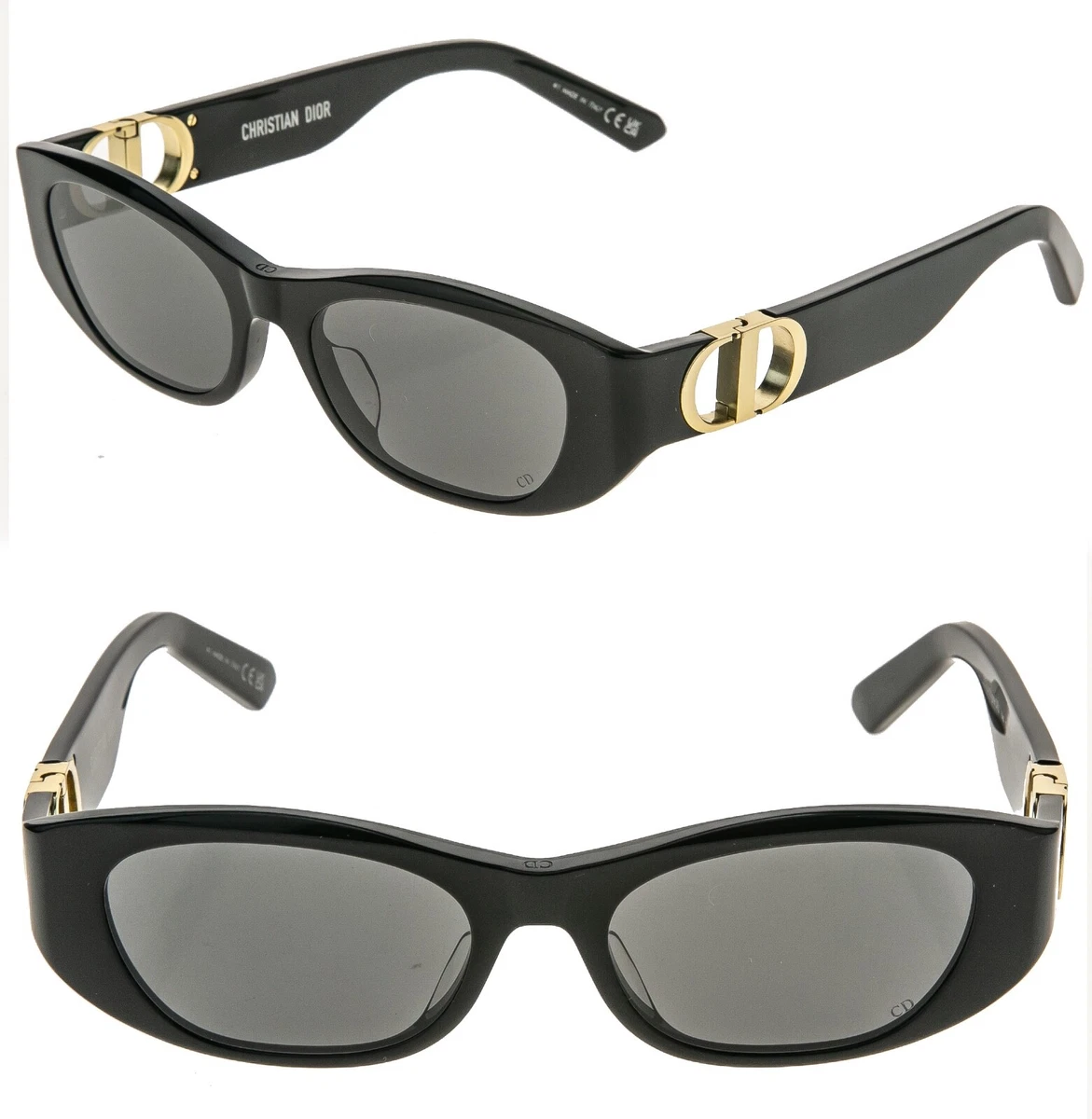 Dior Black Oval Sunglasses for Women for sale | eBay display picture 1