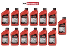 13 Quarts Genuine FORD Diesel Engine Motor Oil MOTORCRAFT Super Duty SAE 10W-30