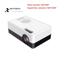J15 Led Digital Projector HD 1080P Mini Beamer Flash Screen Home Theaters 800P